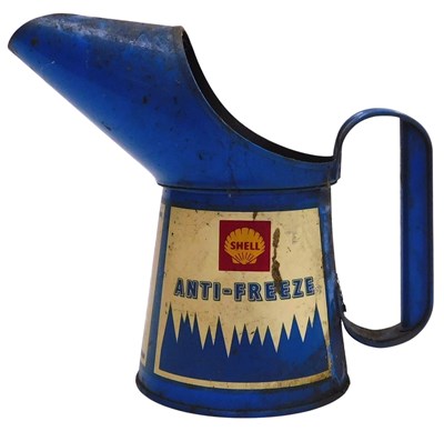 Lot 32 - A vintage Shell Anti Freeze can, impressed...