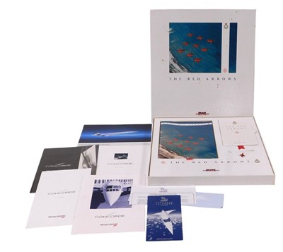 Lot 84 - A DHL The Red Arrows commemorative set,...