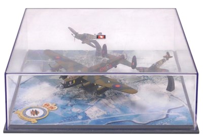 Lot 100 - A diecast diorama of the Royal Air Force...