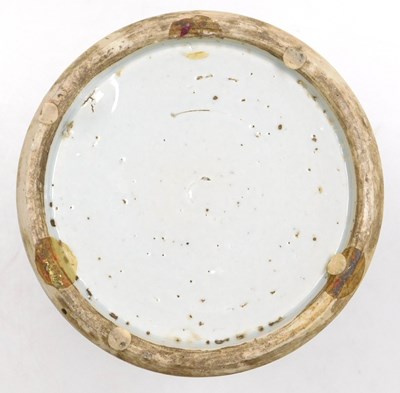 Lot 84 - A Qing dynasty 19thC blue and white porcelain...