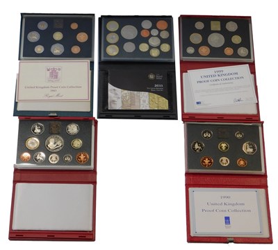 Lot 120 - Five The Royal Mint United Kingdom proof coin...