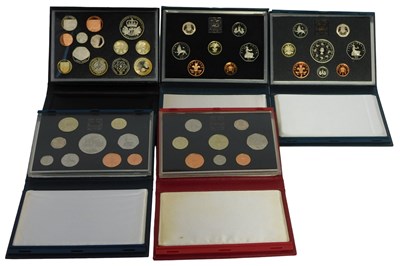 Lot 121 - Five The Royal Mint United Kingdom proof coin...