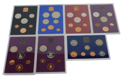 Lot 124 - Seven The Royal Mint Coinage of Great Britain...