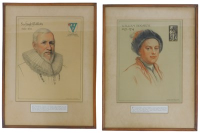 Lot 162 - 20thC School. Head and shoulder portraits...