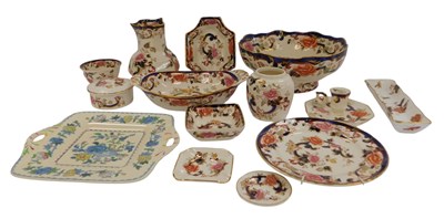 Lot 178 - A group of Masons ironstone Mandalay pattern...