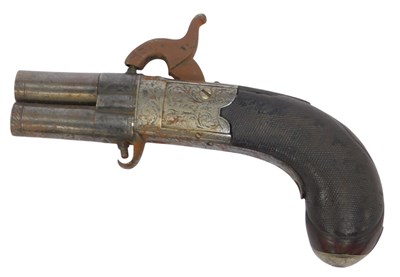Lot 190 - A 19thC Jackson percussion hammer rotating...