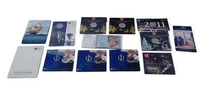 Lot 201 - A group of The Royal Mint commemorative five...