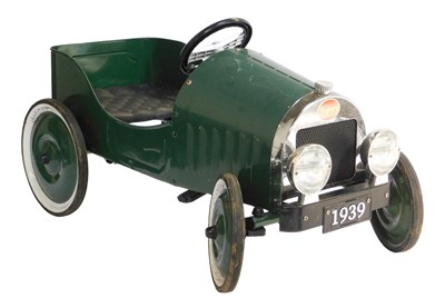 Lot 238 - A Baghera ride on classic pedal car, in green.