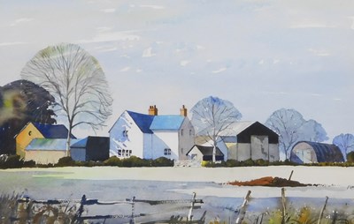 Lot 234 - E R Roberts (British 20thC). Near Dunton...