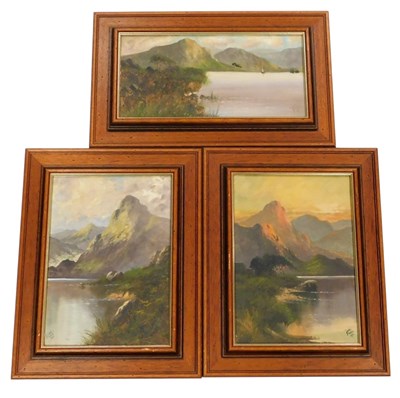 Lot 244 - Joel Owen (British 1892-1931). Lake and...