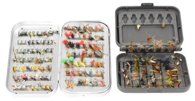Lot 162 - A Richard Wheatley Silmalloy fly box, with a...