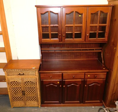 Lot 1066 - A hardwood dresser, 178cm high, 121cm wide,...