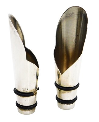 Lot 314 - A pair of Elizabeth II silver bottle...