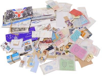 Lot 156 - Philately postage stamps. Guernsey and Jersey...