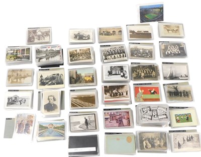 Lot 163 - Deltiology postcards. Including Naval life,...