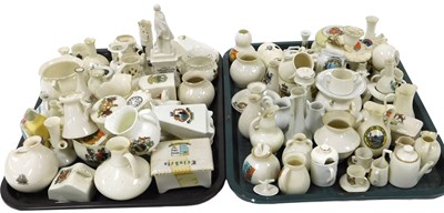 Lot 169 - A group of Goss and crested china, including a...