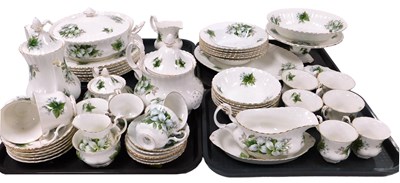 Lot 170 - A Royal Albert porcelain Trillium pattern part...