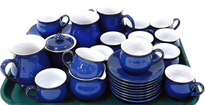 Lot 176 - A Denby stoneware Imperial Blue coffee service,...
