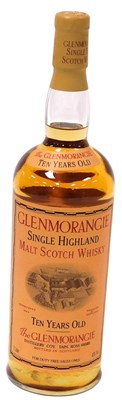 Lot 260 - A bottle Glen Morangie Single Highland Scotch...