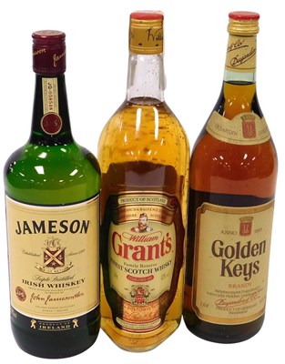 Lot 261 - Two bottles of whisky, comprising Jamieson...