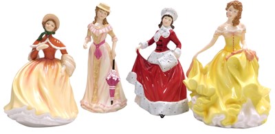Lot 293 - Four Royal Doulton Pretty Ladies...