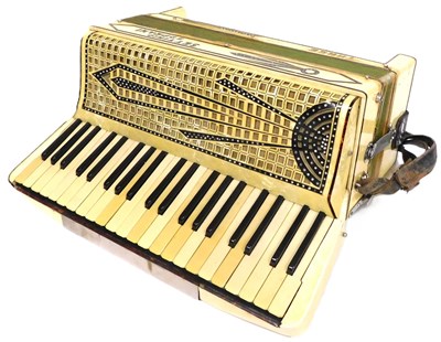 Lot 297 - A Settimo Soprani Three accordion, 120...