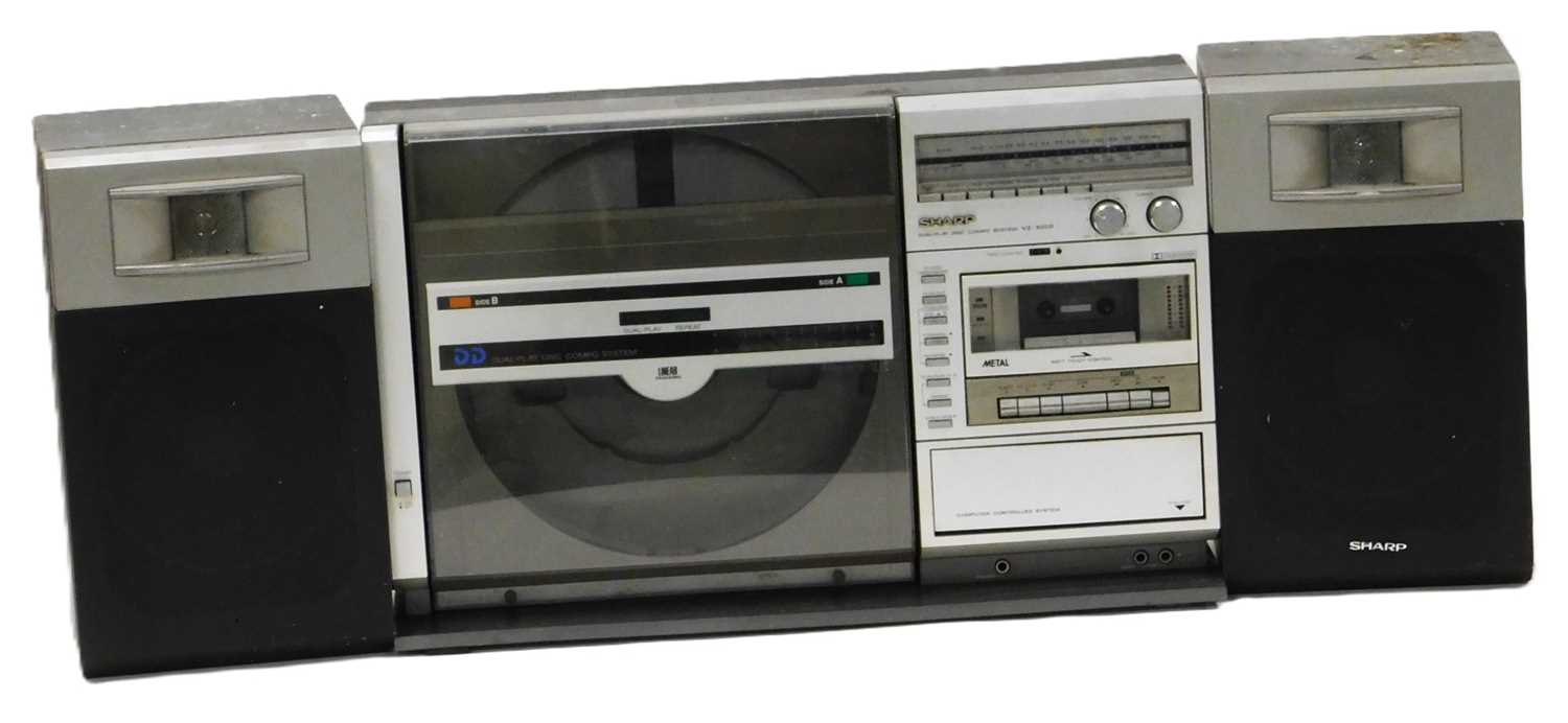 Lot 414 - A Sharp dual play disc compo system, VZ-3000,