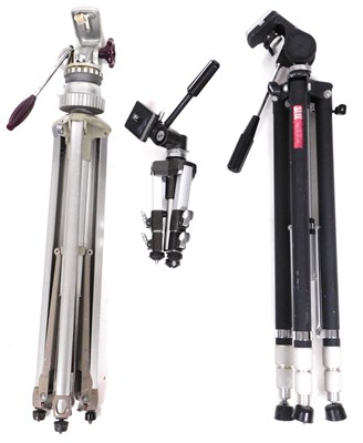 Lot 387 - A small Kenlock folding camera tripod, vintage...