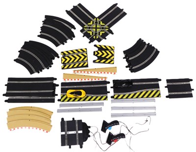 Lot 434 - A Scalextric Jaguar vs McLaren Total Speed...