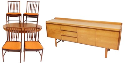 Lot 479 - A White and Newton teak dining...