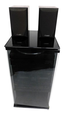 Lot 496 - A Technics 1980s stacking music system, in a...