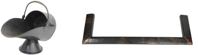 Lot 523 - An Arts and Crafts hammered and wrapped copper...