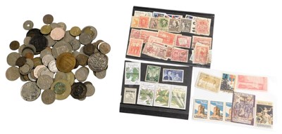 Lot 571 - Mixed coinage, both pre and post decimal, and...