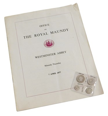 Lot 573 - A 1977 Maundy money set and Westminster Abbey...
