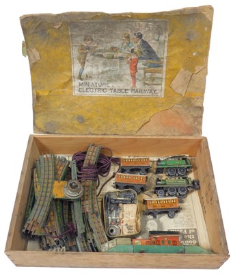 Lot 292 - A Bing three rail electric train...