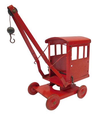 Lot 296 - A Tri-ang tinplate crane number 1.