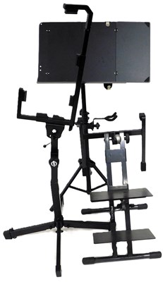 Lot 638 - A Millennium sheet music stand, Proel music...