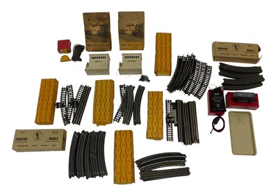 Lot 314 - Trix TTR and HO gauge accessories, including a...