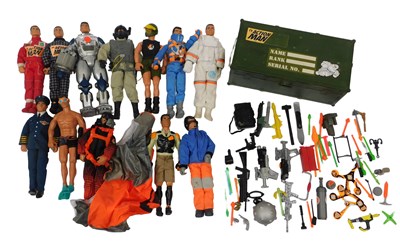 Lot 318 - Hasbro Action Men and accessories, including...