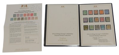 Lot 621 - A George V 1912-1922 definitive unused stamp...
