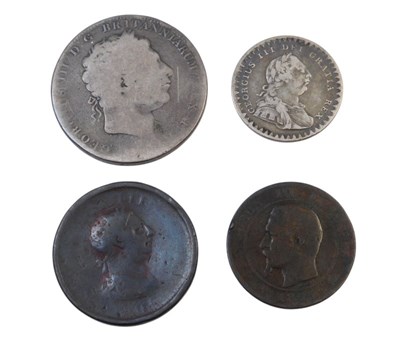 Lot 249 - A group of coinage, comprising a George III...