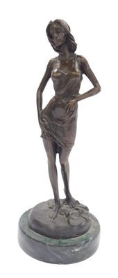 Lot 264 - After Noel. Female figure wearing a slip dress,...