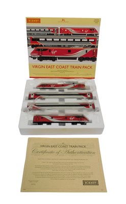Lot 344 - A Hornby OO gauge Virgin East Coast train pack,...