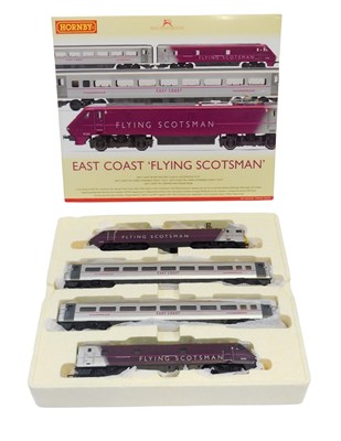 Lot 345 - A Hornby OO gauge train pack East Coast Flying...