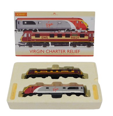 Lot 347 - A Hornby OO gauge train pack Virgin Charter...