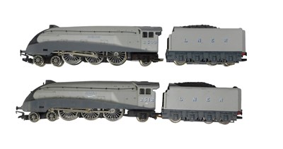 Lot 377 - Two Hornby OO gauge class A4 locomotives 4-6-2,...