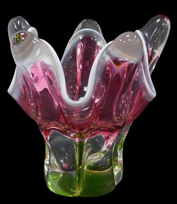 Lot 280 - A 1960s Art Glass vase by J Hospodka for...