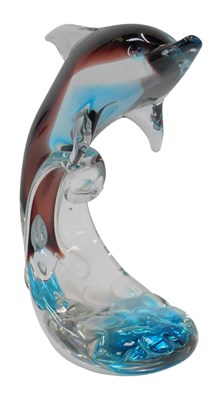 Lot 292 - A 20thC Swedish glass sculpture modelled as a...
