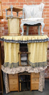 Lot 1063 - Two kidney-shaped dressing tables, a...
