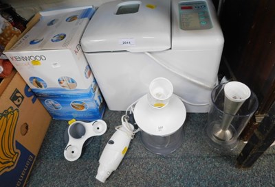 Lot 2011 - A Kenwood mixer, together with a Mellerware...